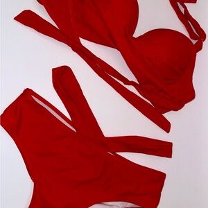Red Bikini Set